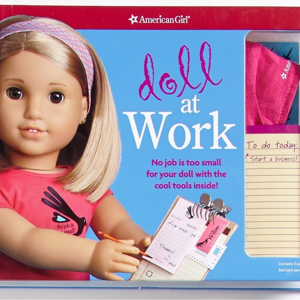 AMERICAN GIRL Doll At Work Activity Set #kidcore #dollaccessories